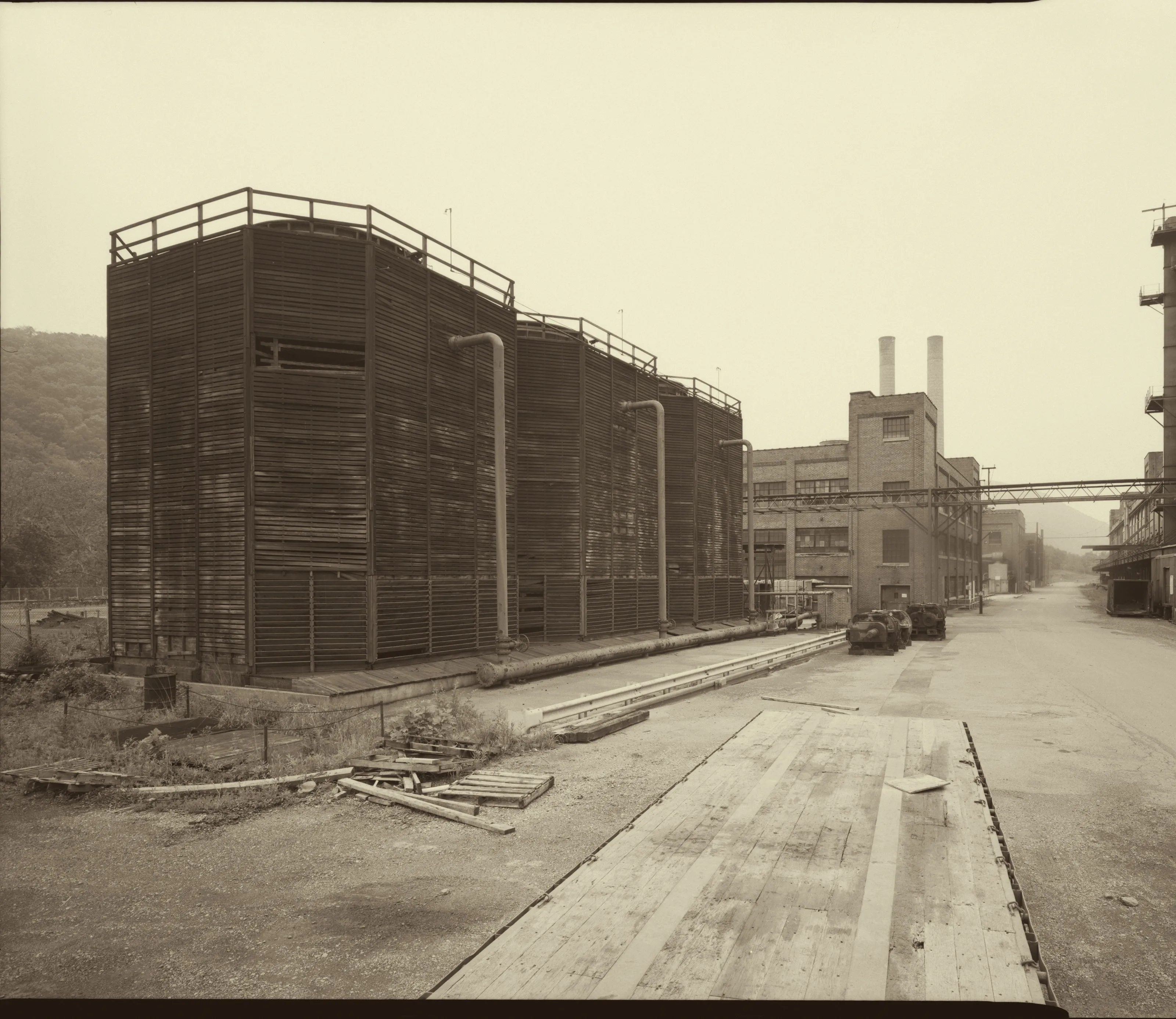 Cooling tower, Kelly-Springfield Tire Plant, Cumberland, Maryland, HAER survey